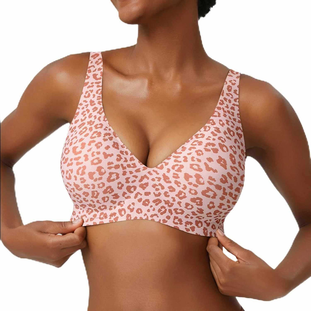 ZyzyDay™ Pink Leopard Seamless Bra